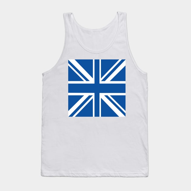 Blue & White Union Jack Flag Tank Top by Culture-Factory